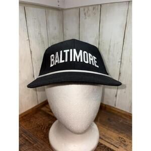 Baltimore Orioles MLB Baseball City Connect Black Rope Hat Snapback '24 SGA NWT